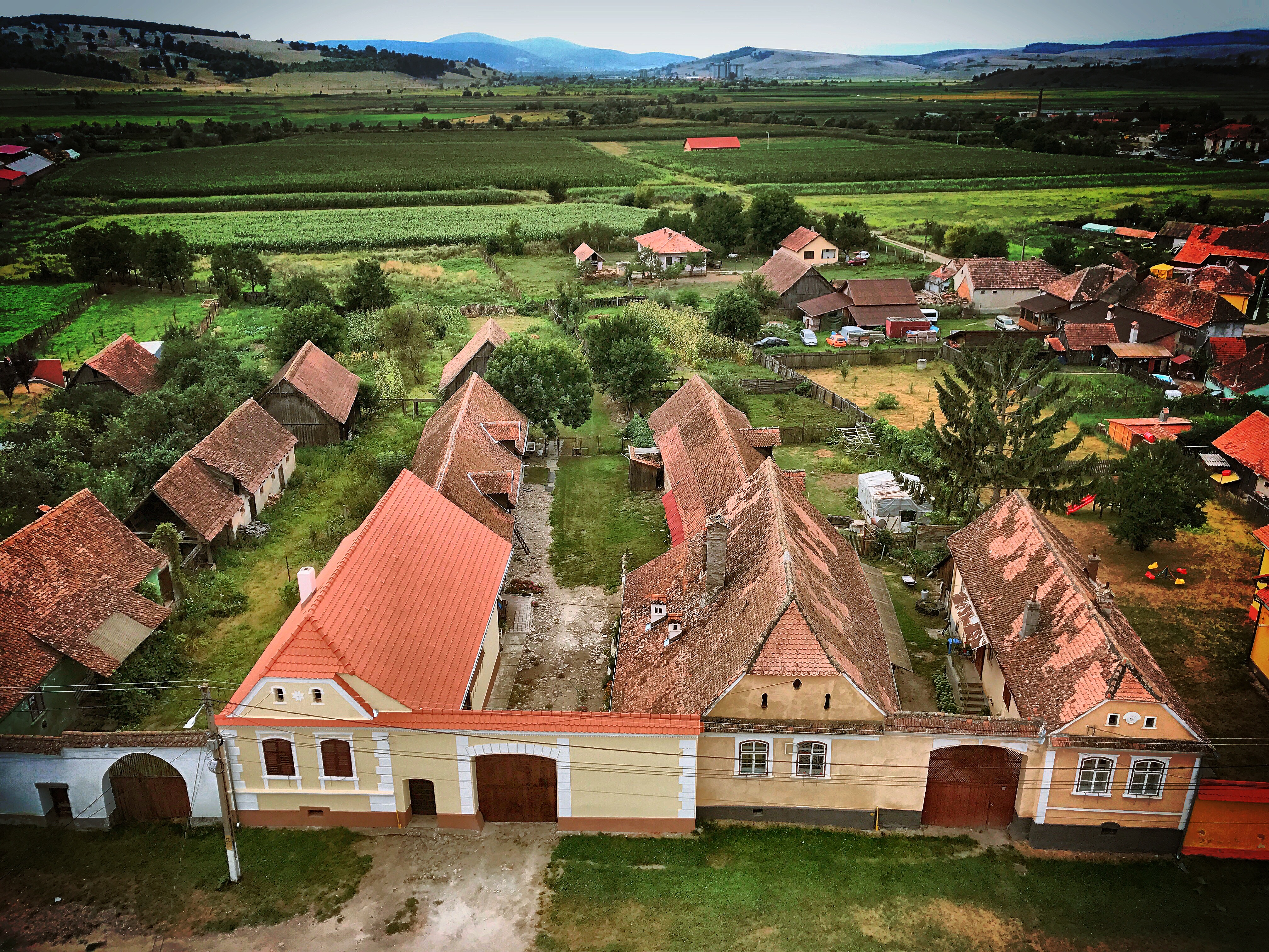 Blick von der Kirche auf Valea Viilor