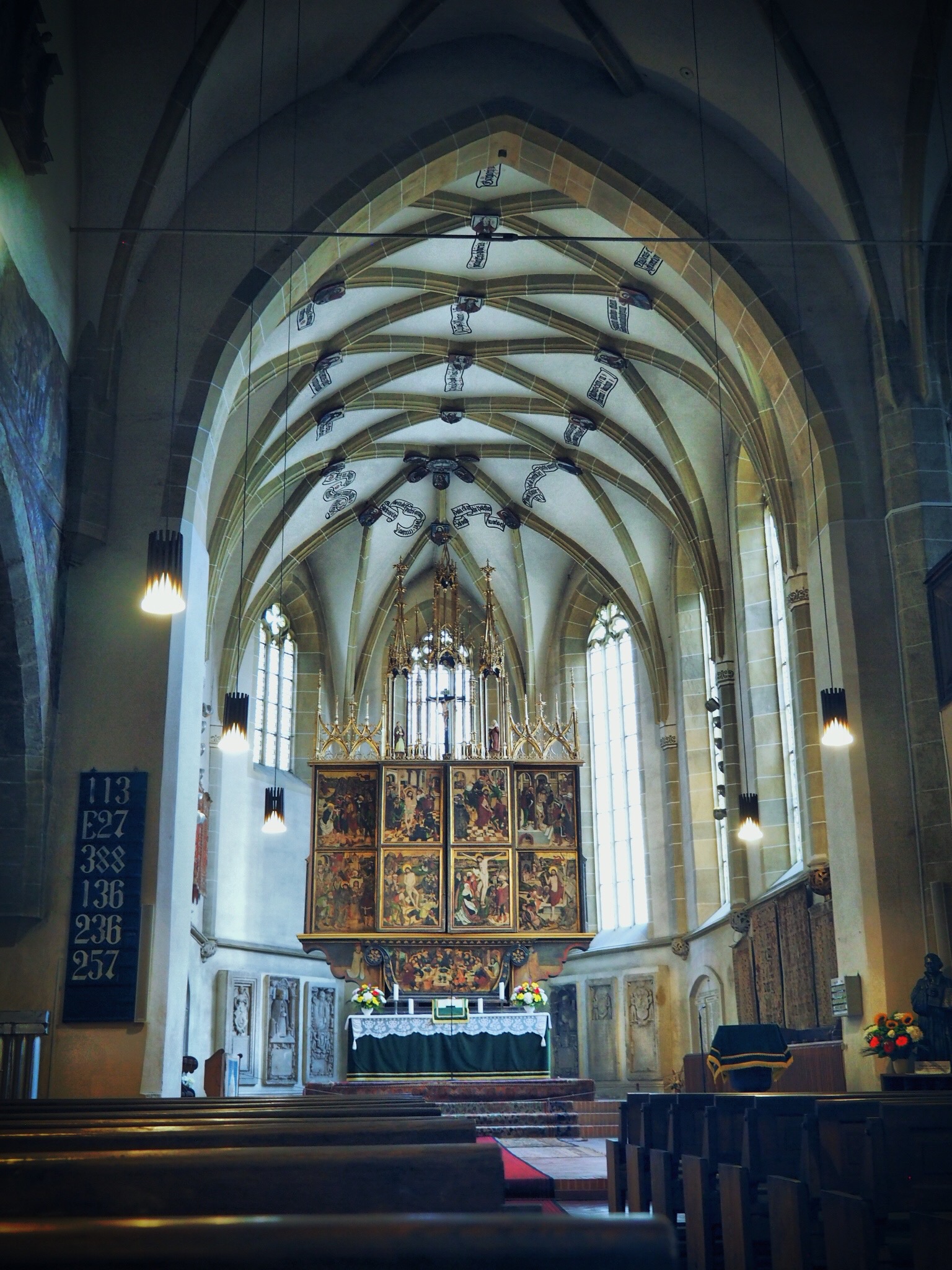 Kircheninneres der Kirchenburg Mediasch
